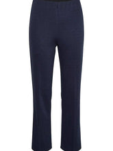 Load image into Gallery viewer, Saint Tropez KaileenSZ Navy Jersey Stretch Casual Trousers With Elastic Waist - Boutique on the Green