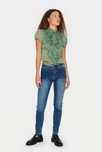 Load image into Gallery viewer, Saint Tropez LiljaSZ Printed Semi Sheer Multi Ruffle Front Button Through Woven Shirt Blouse - Boutique on the Green