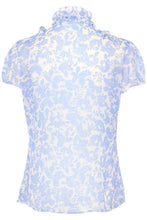 Load image into Gallery viewer, Saint Tropez LiljaSZ Printed Semi Sheer Multi Ruffle Front Woven Shirt Blouse - Boutique on the Green