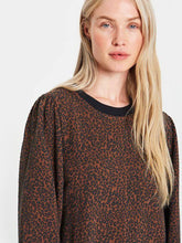 Load image into Gallery viewer, Saint Tropez Pen Leopard Print Jersey Stretch Sweatshirt - Boutique on the Green