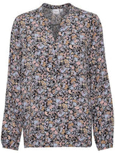 Load image into Gallery viewer, Saint Tropez Eda Long Sleeve Open Collar Printed Shirt - Boutique on the Green