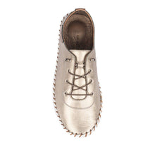 Load image into Gallery viewer, Lunar Shoes St Ives Leather Mock Lace Up Plimsol - Boutique on the Green