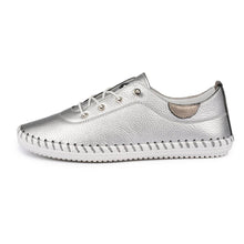 Load image into Gallery viewer, Lunar Shoes St Ives Leather Mock Lace Up Plimsol - Boutique on the Green