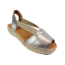 Load image into Gallery viewer, Etna Flat Leather Open Toe Espadrille - Boutique on the Green