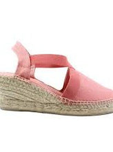 Load image into Gallery viewer, Toni Pons Ter Vegan Closed Toe Linen Wedge Espadrille - Boutique on the Green