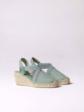 Load image into Gallery viewer, Toni Pons Ter Vegan Closed Toe Linen Wedge Espadrille - Boutique on the Green