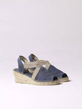 Load image into Gallery viewer, Vegan Peep Toe Wedge Espadrille - Boutique on the Green