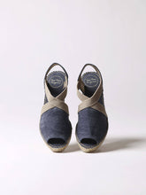 Load image into Gallery viewer, Vegan Peep Toe Wedge Espadrille - Boutique on the Green