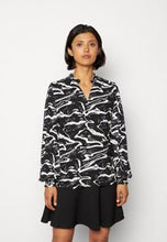 Load image into Gallery viewer, BYoung Josa Printed Button Detail Long Sleeve Blouse - Boutique on the Green 
