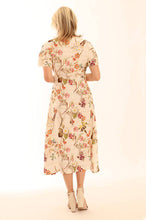 Load image into Gallery viewer, Pomodoro Botanical Print Linen Mix Midi Dress - Boutique on the Green 
