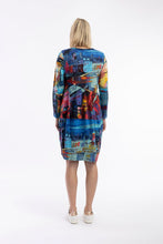 Load image into Gallery viewer, Orientique Houses Long Sleeve Jersey Bubble Dress 20068 - Boutique on the Green 
