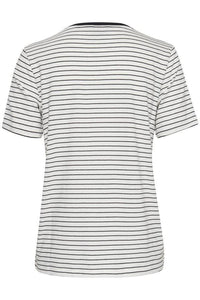 BYoung V-Neck Thin Stripe T-shirt