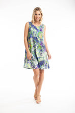 Load image into Gallery viewer, Orientique Vintage Print Flared Shift Dress - Boutique on the Green 
