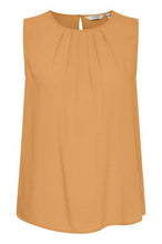 Load image into Gallery viewer, BYoung Joella Woven Sleeveless Shell Top With Front Gathers
