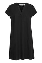 Load image into Gallery viewer, BYoung Falakka Linen Blend Short Sleeve V Neck Woven Loose Dress - Boutique on the Green 
