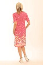 Load image into Gallery viewer, Pomodoro Graduated Mix Spot Border Print Linen Mix Dress - Boutique on the Green 
