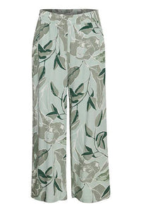 BYoung Joella Loose Fit Woven Printed Crop Trouser