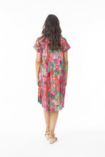Load image into Gallery viewer, Orientique Sao Paulo Printed Easy Fit Organic Cotton Crinkle Woven Dress 30213 - Boutique on the Green 
