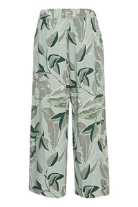 BYoung Joella Loose Fit Woven Printed Crop Trouser