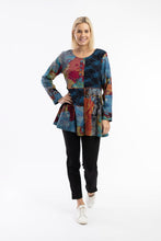 Load image into Gallery viewer, Orientique Billie Jean Patch Long Sleeve Jersey Tunic 62716 - Boutique on the Green 
