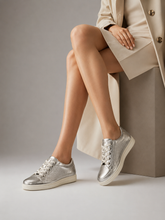 Load image into Gallery viewer, Caprice Soft Leather Lace Up Pump Style Trainer With Contrasting Trim
