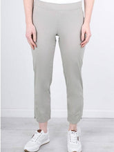 Load image into Gallery viewer, Foil Signature 7/8 plain coloured pull-on trousers in Moon Rock Beige, stylish and comfortable women's trousers.

