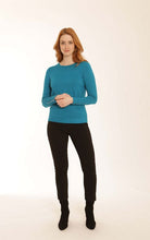 Load image into Gallery viewer, Pomodoro Fine Knit Round Neck Button Detailed Jumper - Boutique on the Green 
