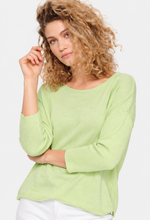 Load image into Gallery viewer, Saint Tropez Fine Knit 3/4 Sleeve Batwing Jumper
