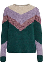 Load image into Gallery viewer, BYoung Oksana Chevron Pattern Wool Mix Knitted Jumper - Boutique on the Green 
