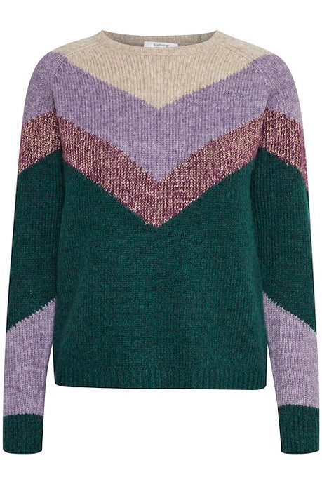 BYoung Oksana Chevron Pattern Wool Mix Knitted Jumper - Boutique on the Green 