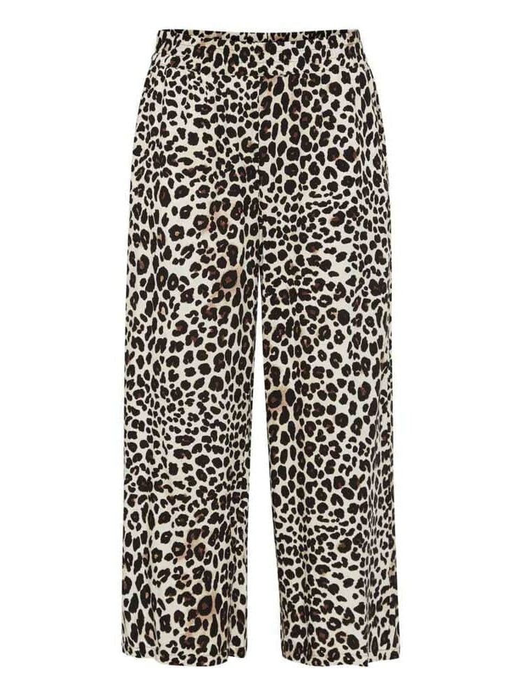 BYoung printed wide leg cropped trousers spring summer 2026 UK