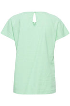 Load image into Gallery viewer, BYoung Falakka Linen Mix Short Sleeve V Neck Woven Top - Boutique on the Green 
