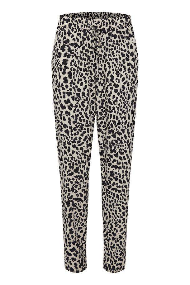 Saint Tropez Leopard Print Loose Woven Casual Trouser