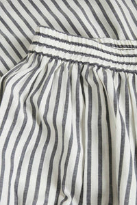 Saint Tropez cotton stripe skirt with waistband