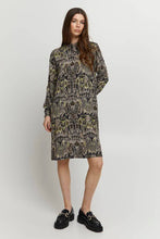 Load image into Gallery viewer, BYoung Josa Printed V-Neck &amp; Tie Long Sleeve Tunic Dress - Boutique on the Green 
