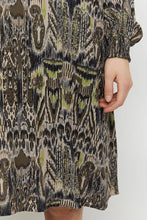 Load image into Gallery viewer, BYoung Josa Printed V-Neck &amp; Tie Long Sleeve Tunic Dress - Boutique on the Green 

