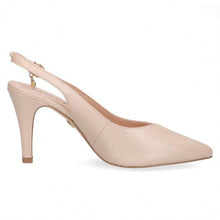 Load image into Gallery viewer, Caprice beige leather pointed toe sling back shoe
