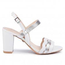 Load image into Gallery viewer, Caprice Leather Open Toe Block Heel Sandal
