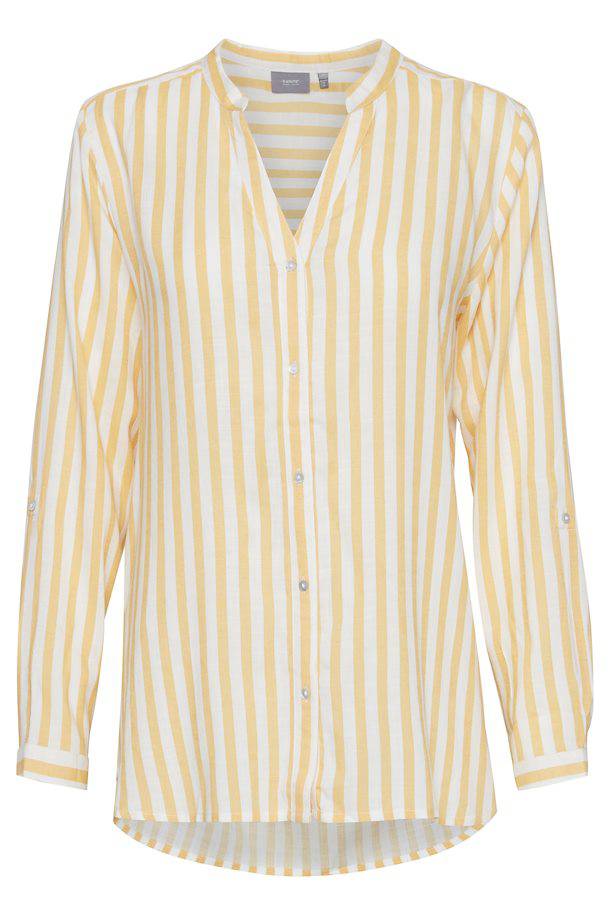 BYoung Candystripe Turn-up Sleeve Shirt