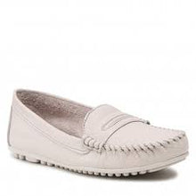 Load image into Gallery viewer, Tamaris Light Grey Soft Leather Moccasin
