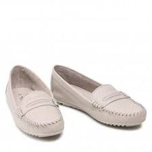 Load image into Gallery viewer, Tamaris Light Grey Soft Leather Moccasin

