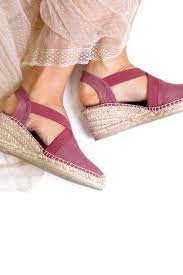 Toni Pons Ter Vegan Closed Toe Linen Wedge Espadrille - Boutique on the Green 