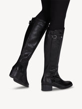 Load image into Gallery viewer, Leather Croc Trim &amp; Buckle Knee High Boot - Boutique on the Green 
