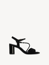 Load image into Gallery viewer, Tamaris Leather Twisted Strap Block Heel Open Toe Shoe - Boutique on the Green 
