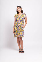 Load image into Gallery viewer, Foil Clothing 100% Linen Oasis Print Woven Dress
