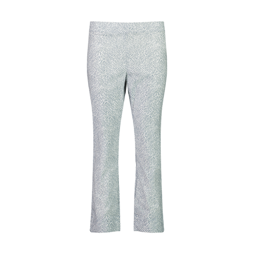 Foil Signature Fuss Free Printed 7/8 Stretch Trousers - From The Top
