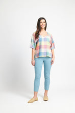 Load image into Gallery viewer, Foil&#39;s Signature 7/8 Plain Coloured Pull On Trouser - Boutique on the Green 

