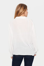 Load image into Gallery viewer, Saint Tropez AlbaSZ Crepe Textured Button Through Shirt - Boutique on the Green 
