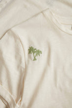 Load image into Gallery viewer, Saint Tropez organic cotton palm embroidery jersey t-shirt - Boutique on the Green 
