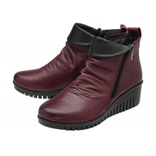 Load image into Gallery viewer, Lotus Cordelia Bordeaux Leather Boot - Boutique on the Green 
